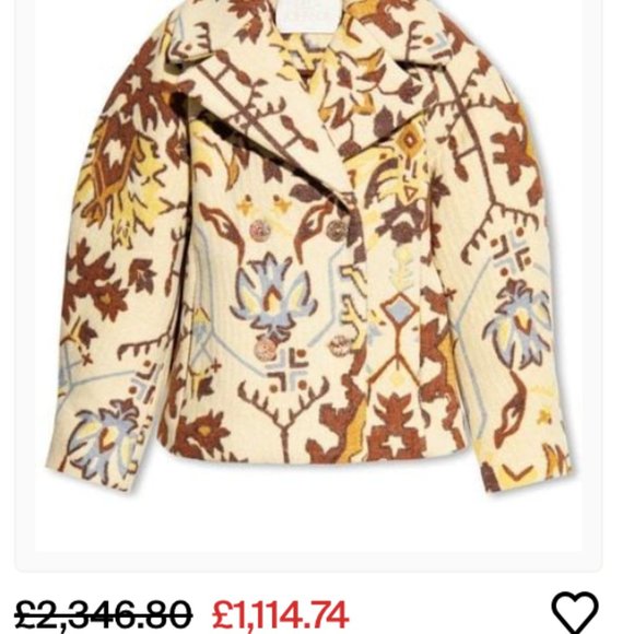 Ulla Johnson Women's  'dorothea' Jacket With Floral Motif - Picture 5 of 5